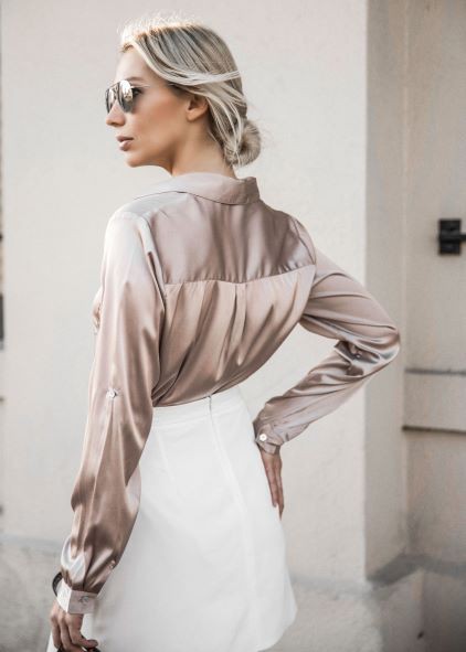 Side Step Asymmetrical Skirt