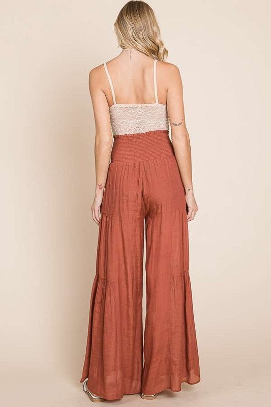 Sienna Drift Tie-Front Wide Leg Pants