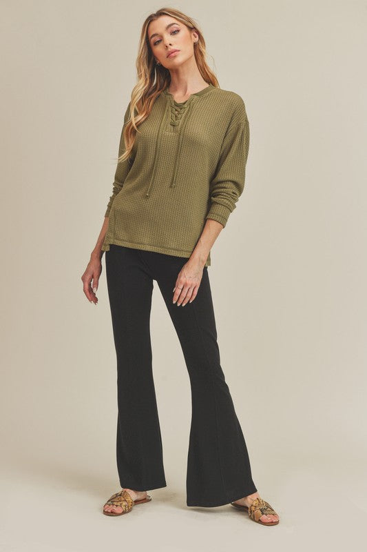 Gloria High-Waist Flare Lounge Pants
