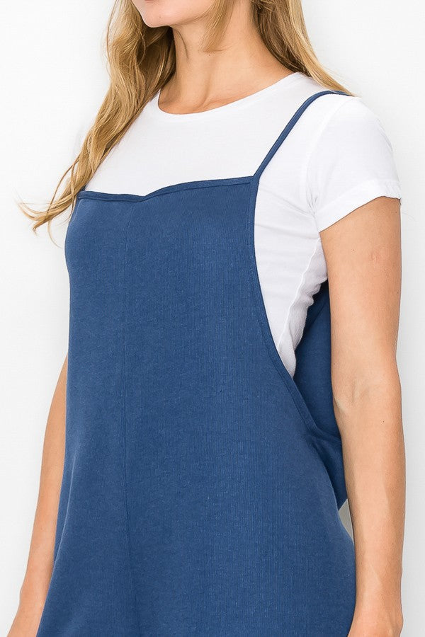 Hera Vee Oversized Jumpsuit in Blue