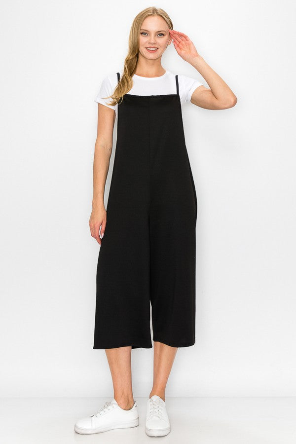 Hera Vee Oversized Jumpsuit in Black