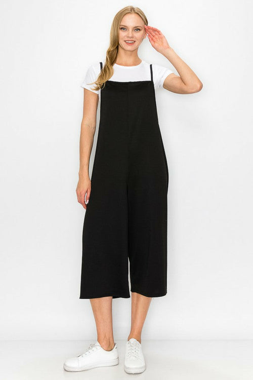 Hera Vee Oversized Jumpsuit in Black