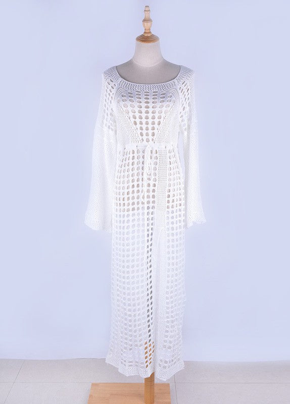 Carolina Vega Crochet Maxi Cover Up