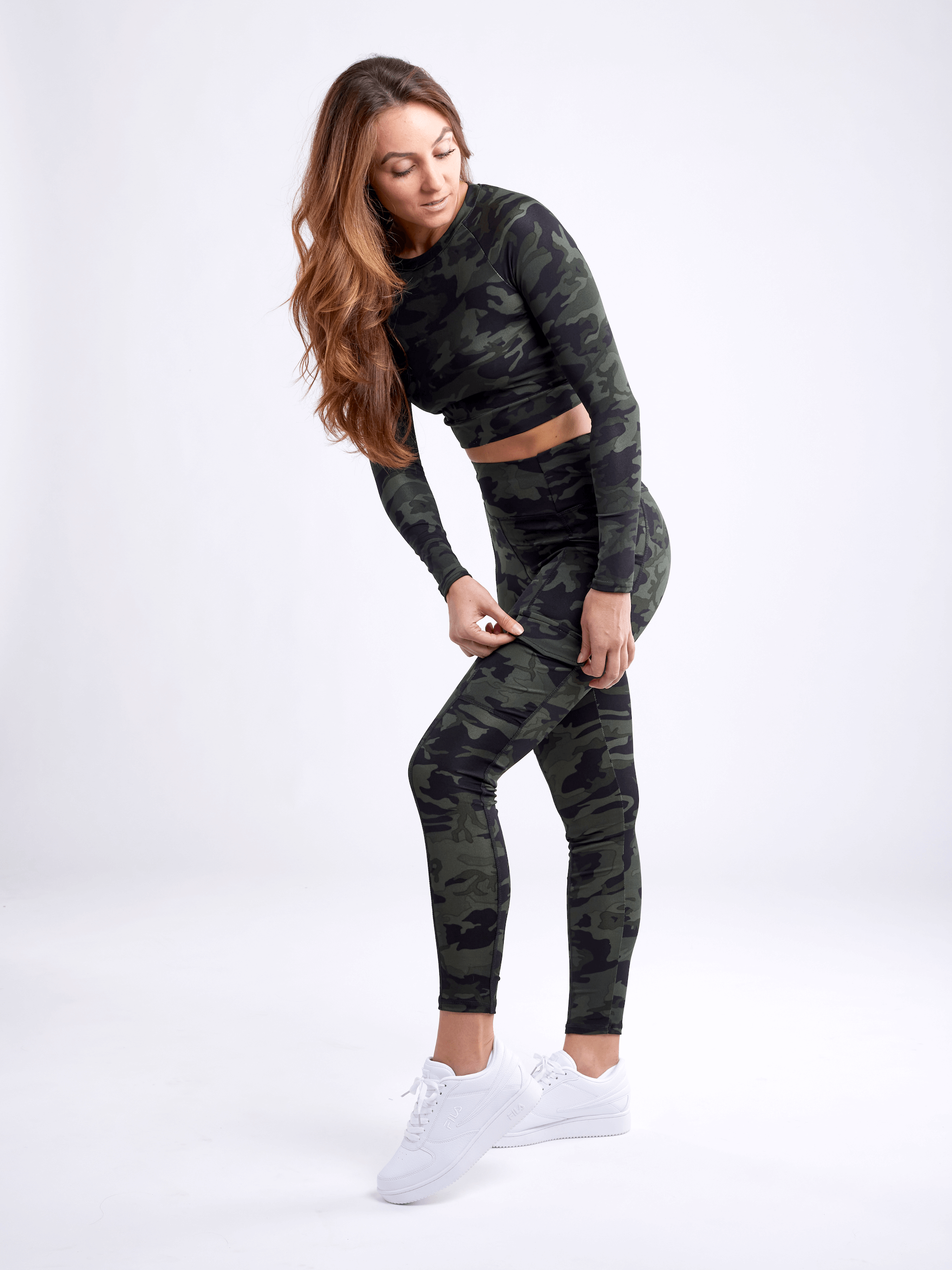 Kimberly Long-Sleeve Crop Top