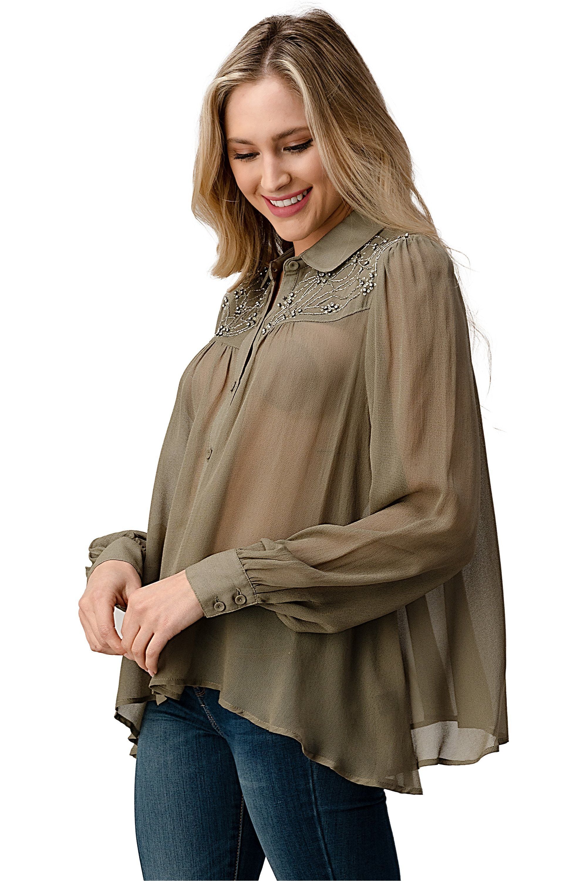 ARROW Embroidered Button-Up