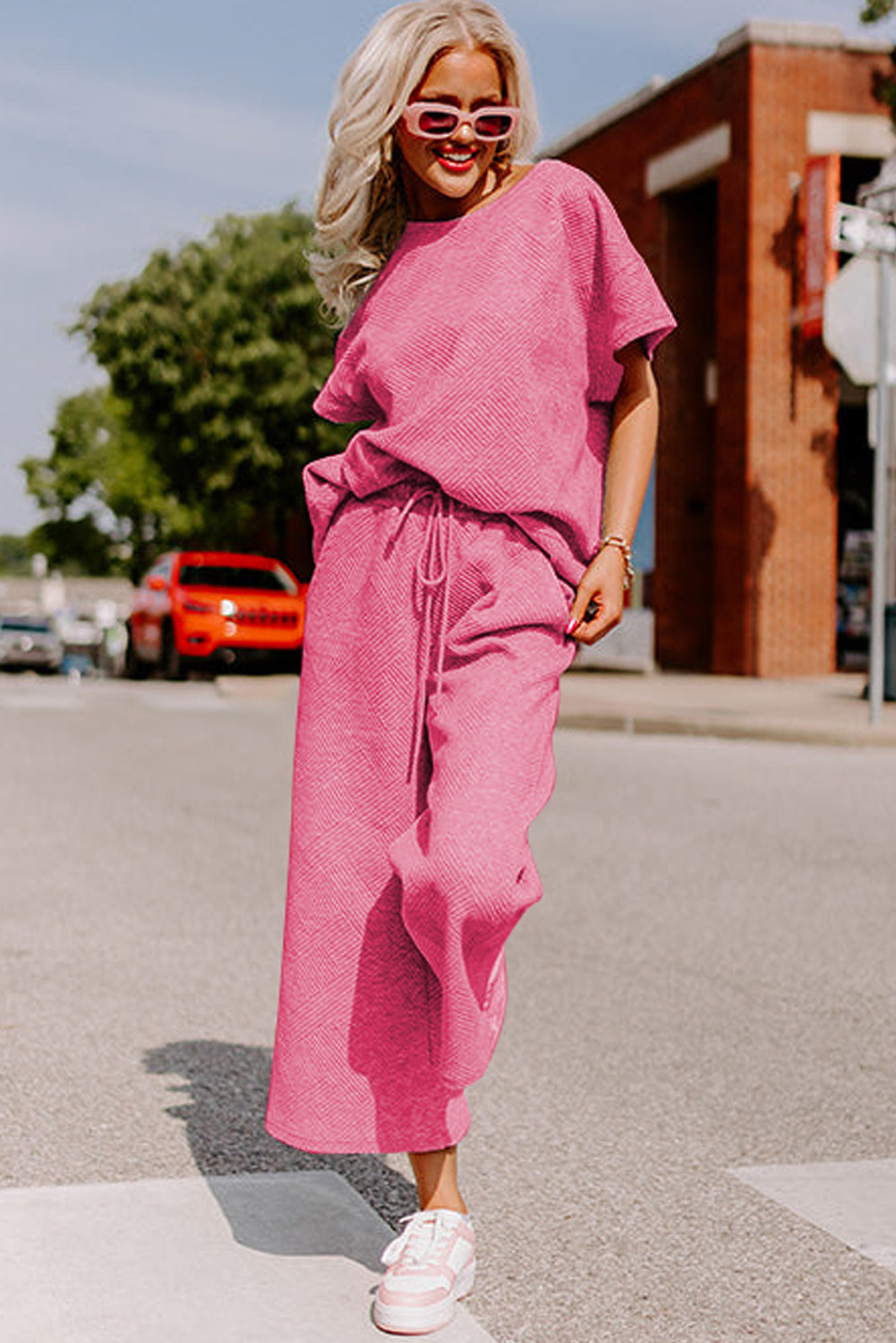 Strawberry Pink Lounge Set