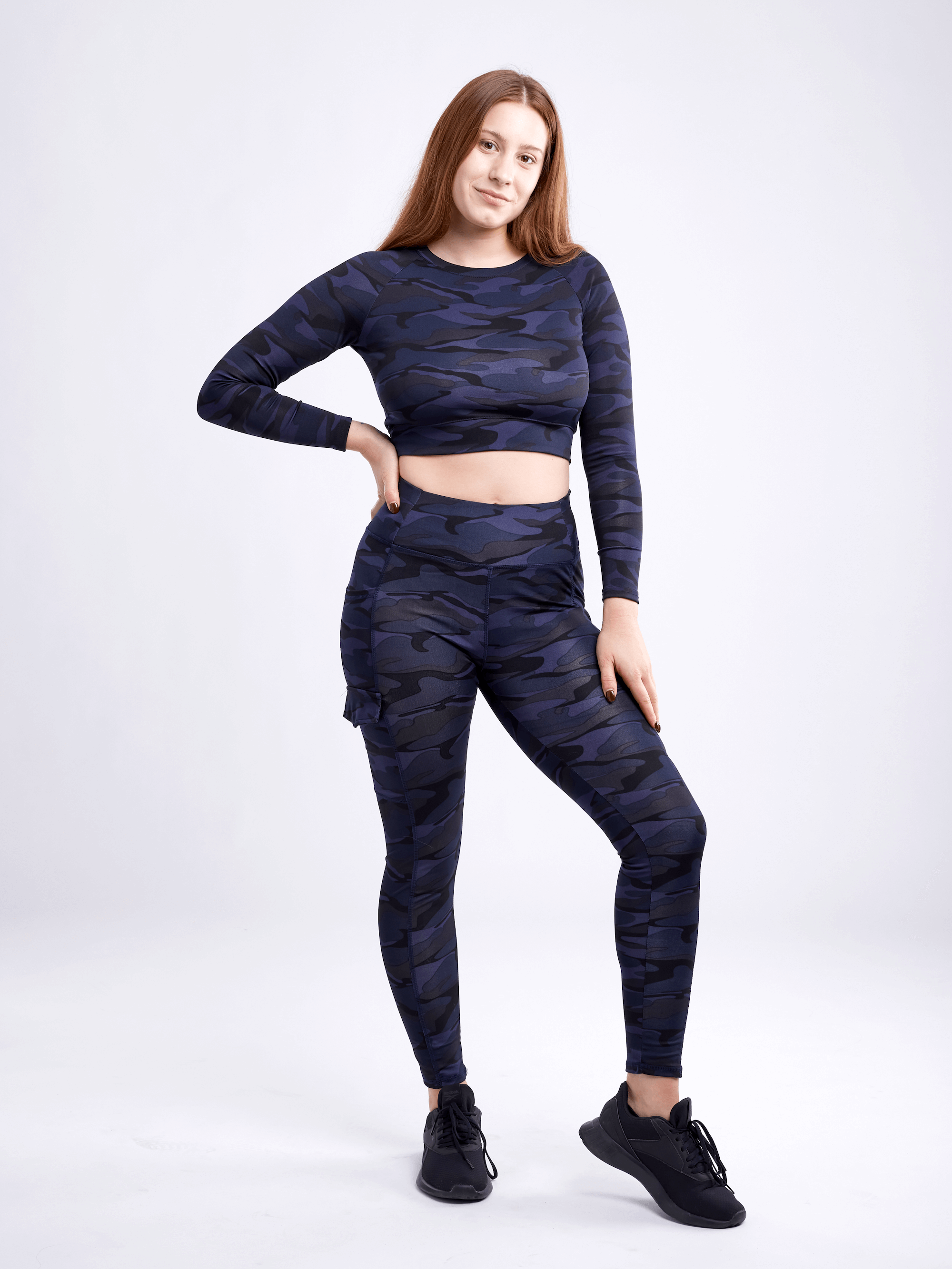 Kimberly Long-Sleeve Crop Top