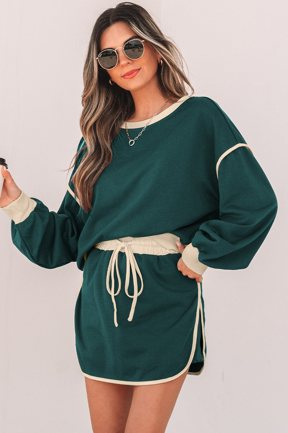 Weekend Lounge Skort Set