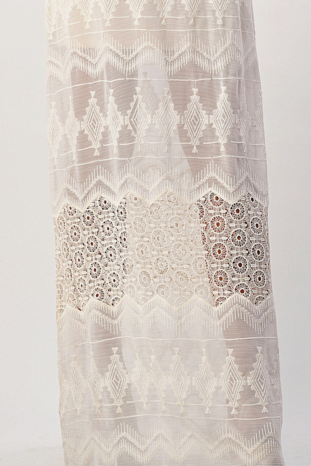 ARROW Boho Embroidered Maxi Dress with Adjustable Straps