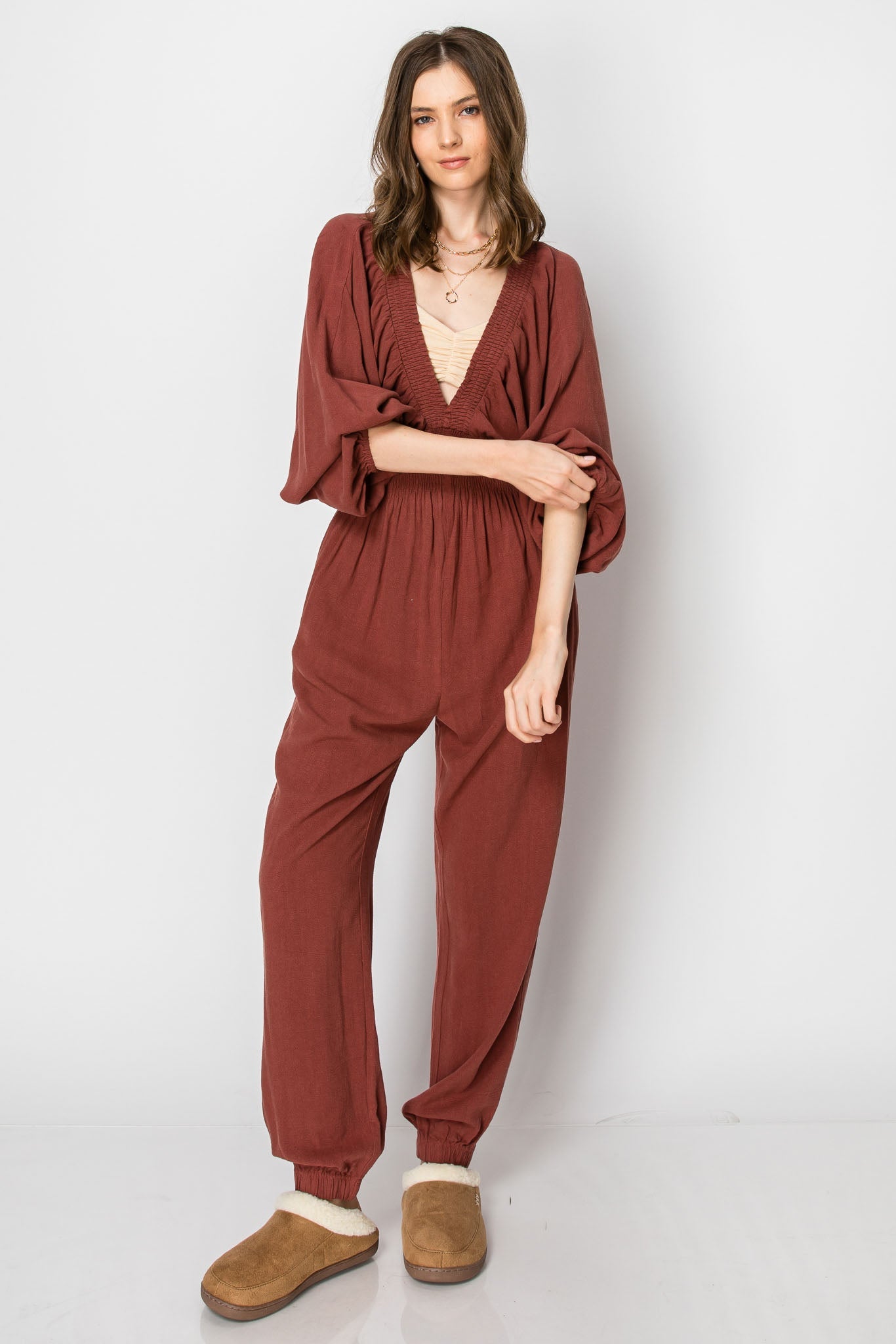 Amelia Harper V-Neck Jumpsuit
