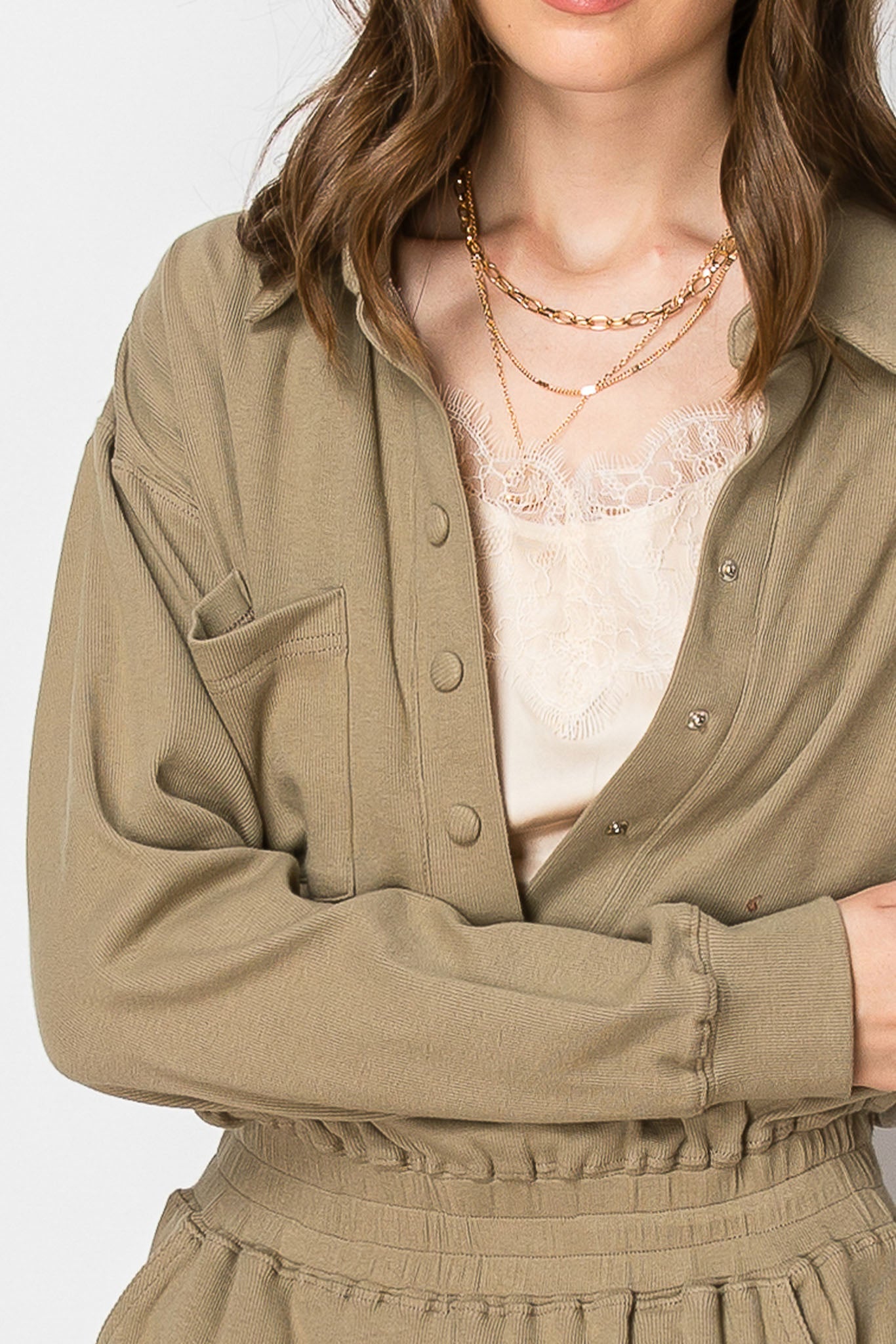 Amelia Harper Snap Button Jumpsuit