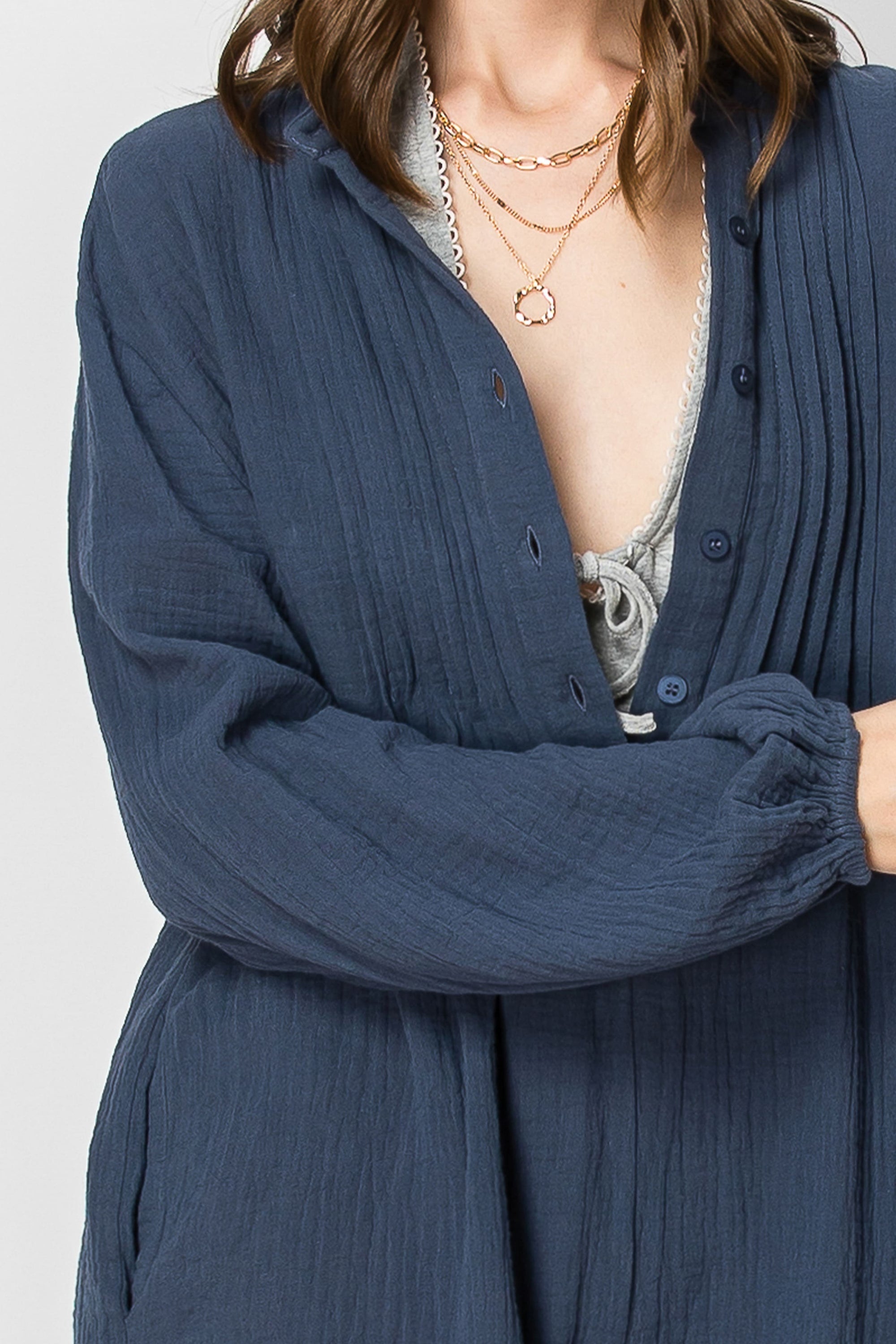 Amelia Harper Long Sleeve Romper