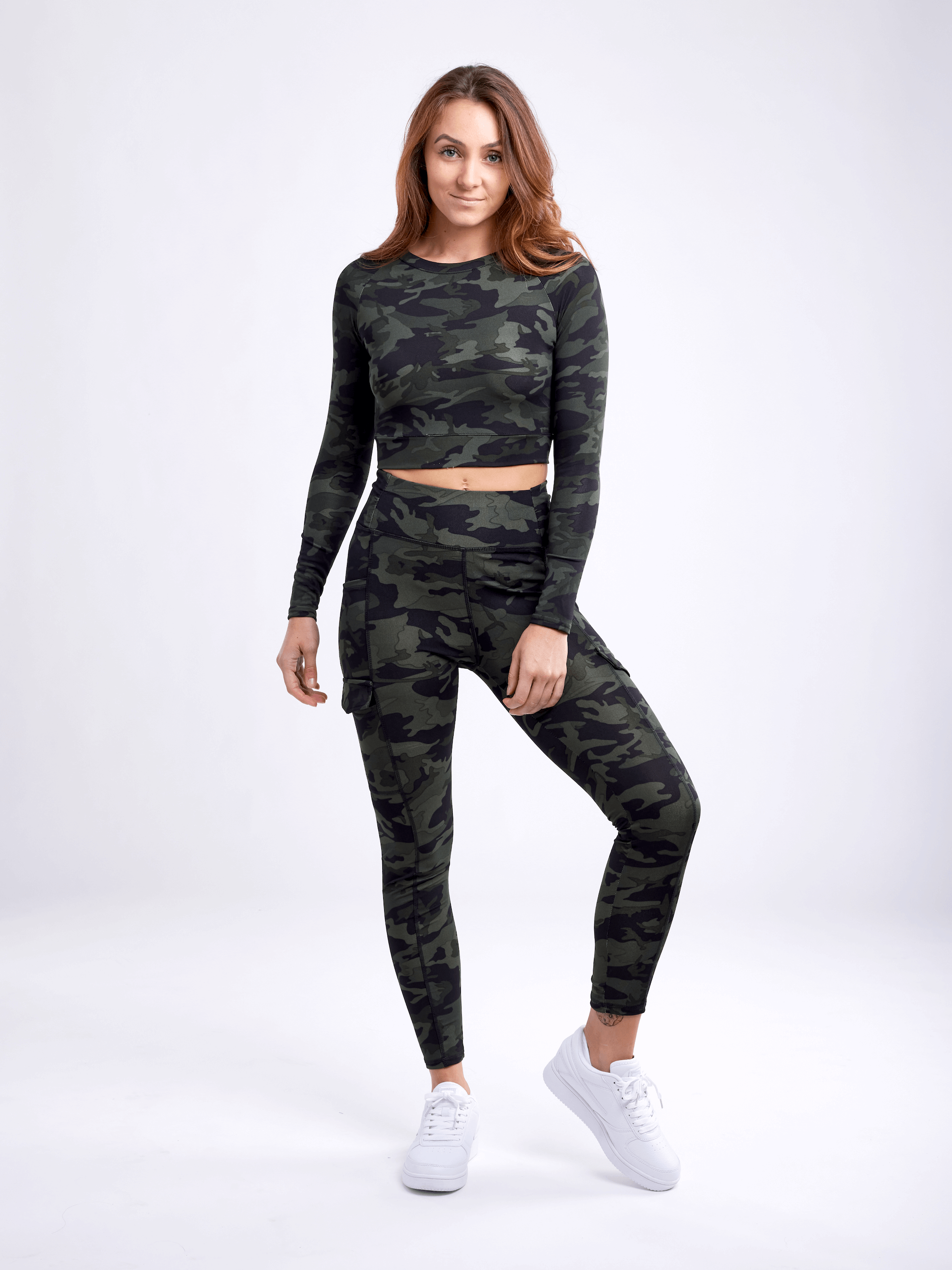 Kimberly Long-Sleeve Crop Top