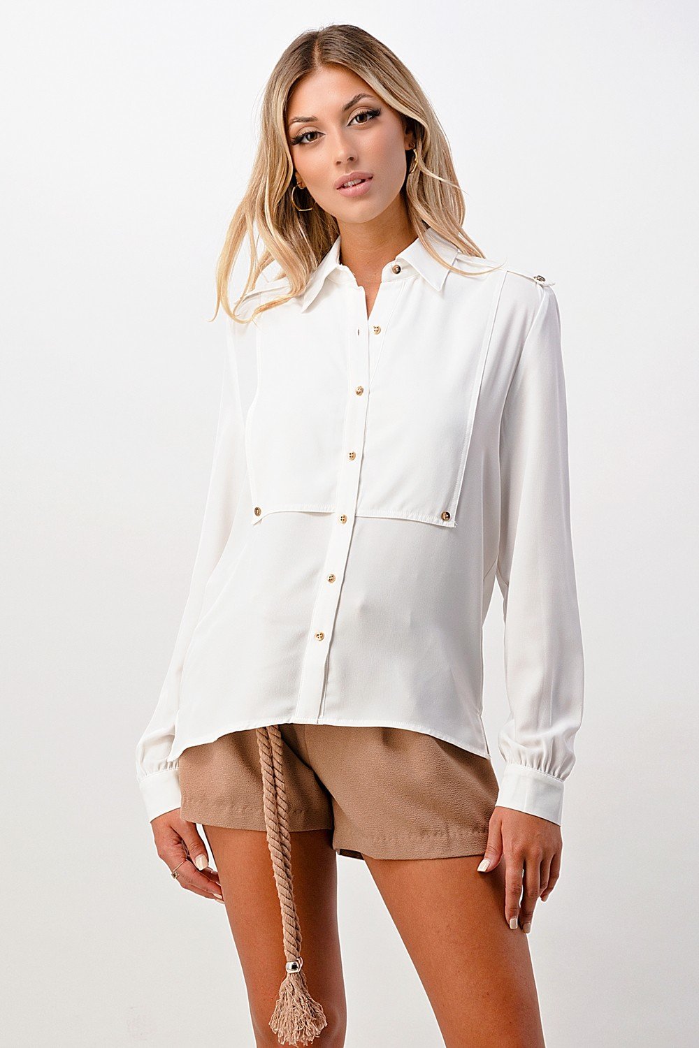 ARROW Military Blouse with Gold Buttons