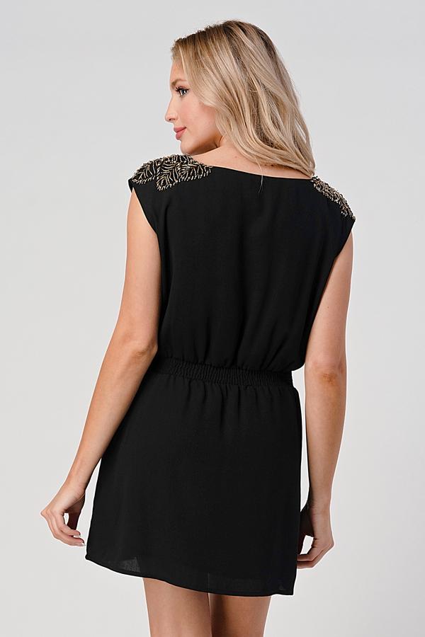 ARROW Embellished Shoulder Mini Dress