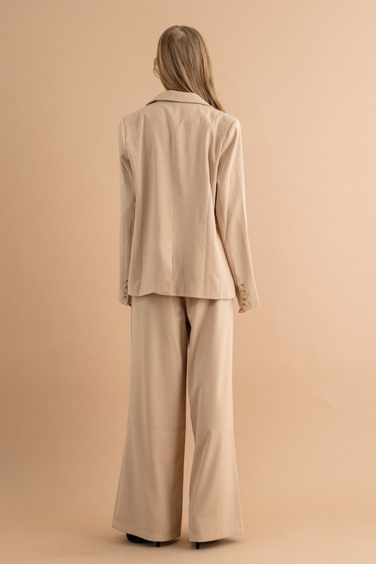 Noir Tailored Wide Leg Trouser