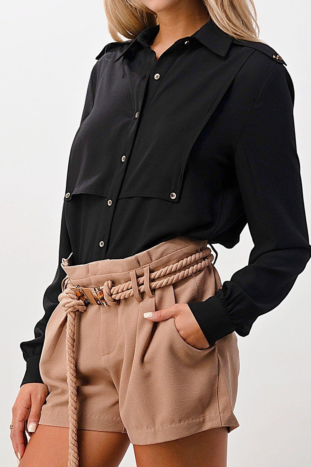 ARROW Military Blouse with Gold Buttons