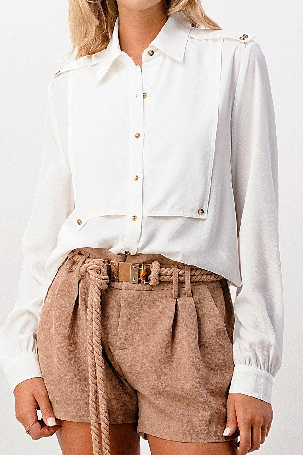 ARROW Military Blouse with Gold Buttons