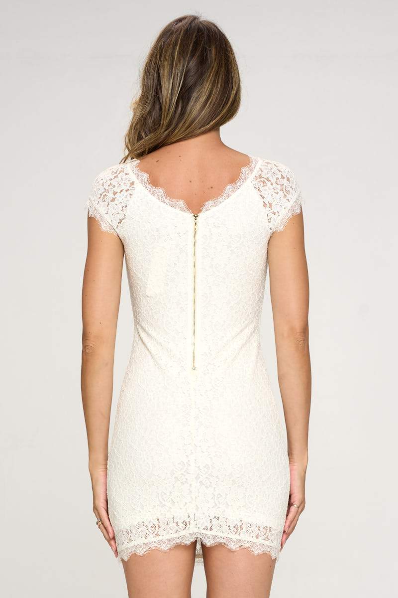 ARROW Scalloped Lace Dress