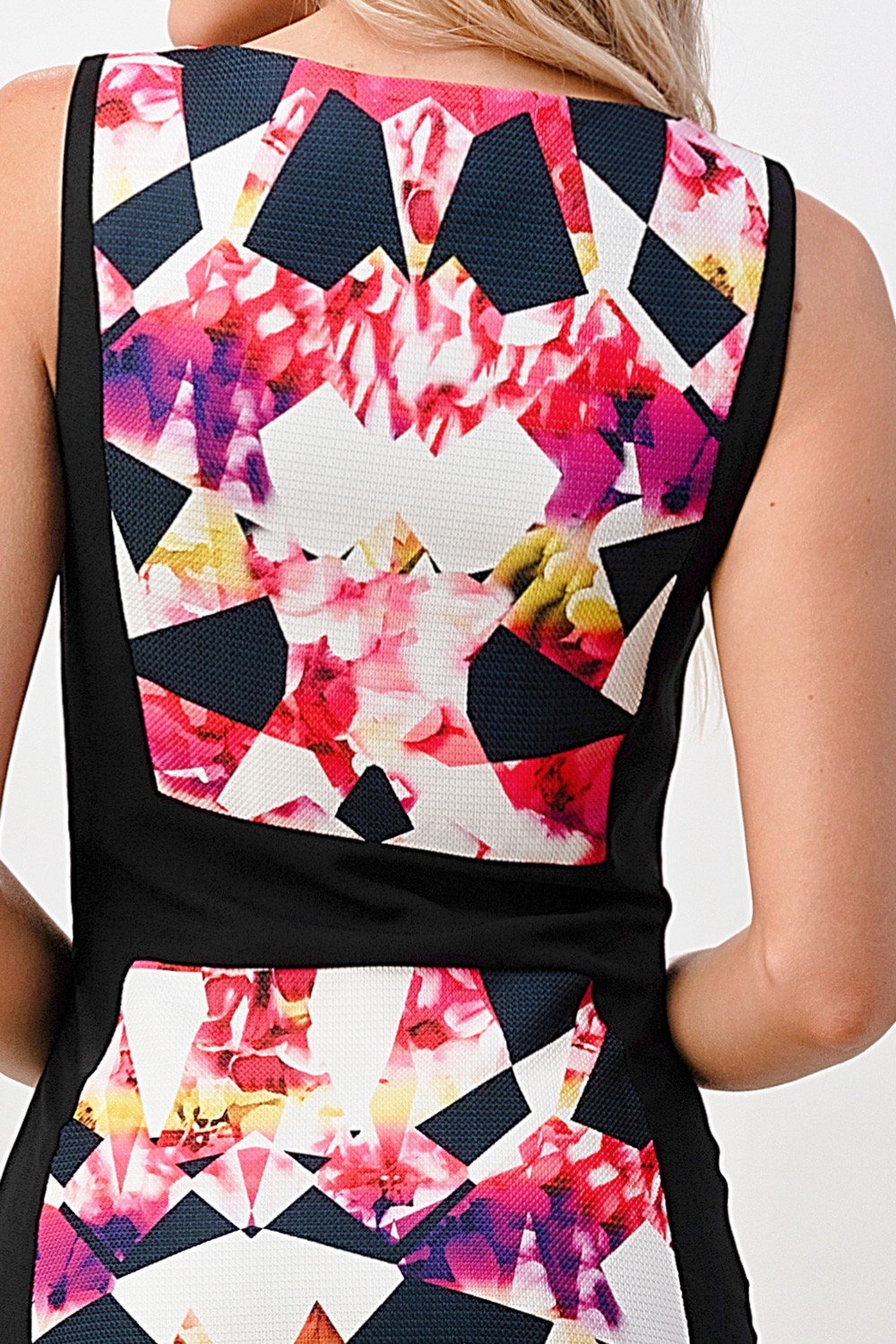 ARROW Geometric Floral Print Bodycon Dress
