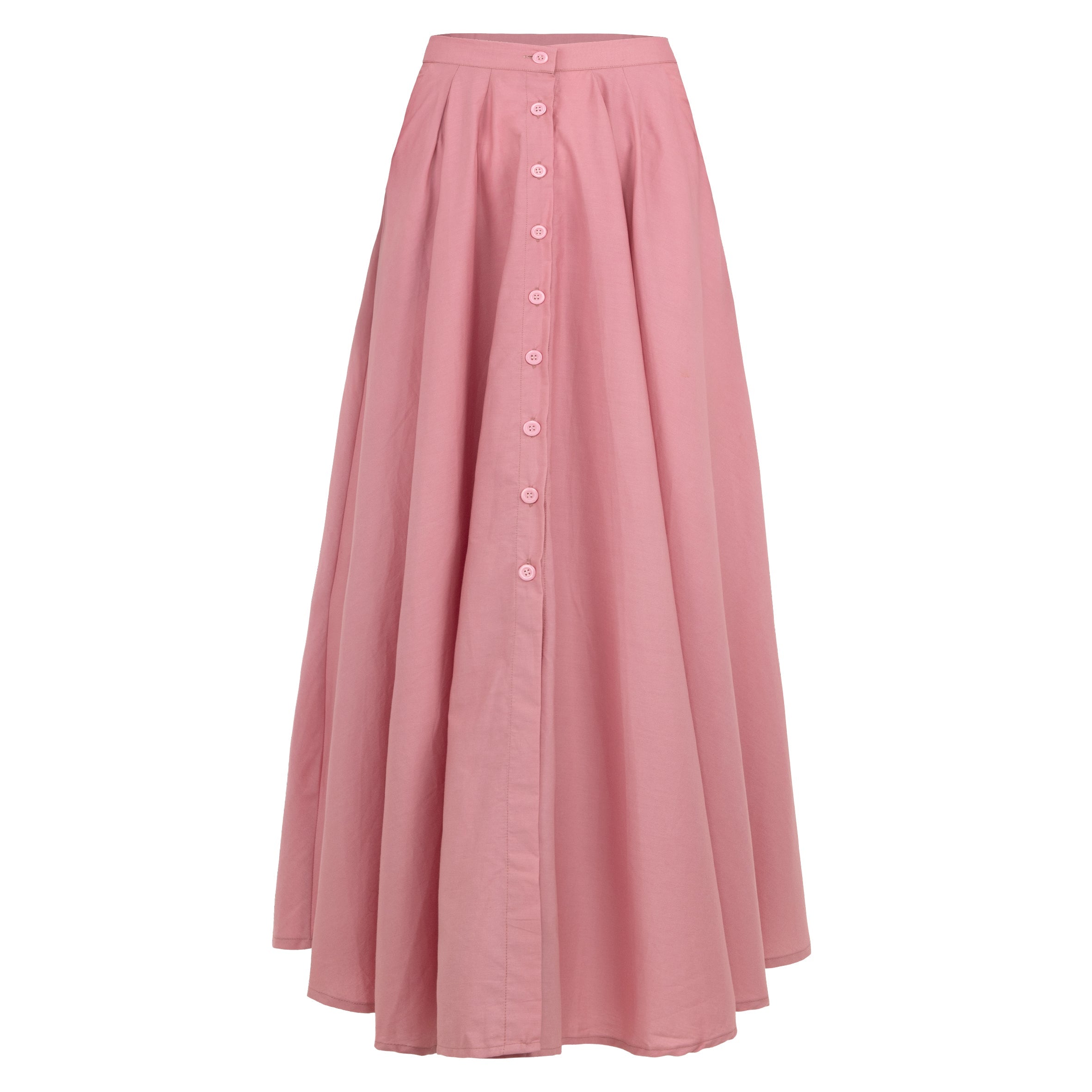 Hazel Teague Pleated Maxi Skirt