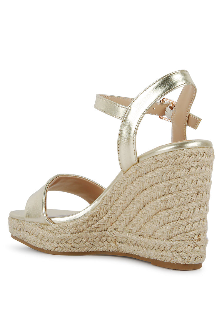 Lisa Augie Woven Wedge Sandals