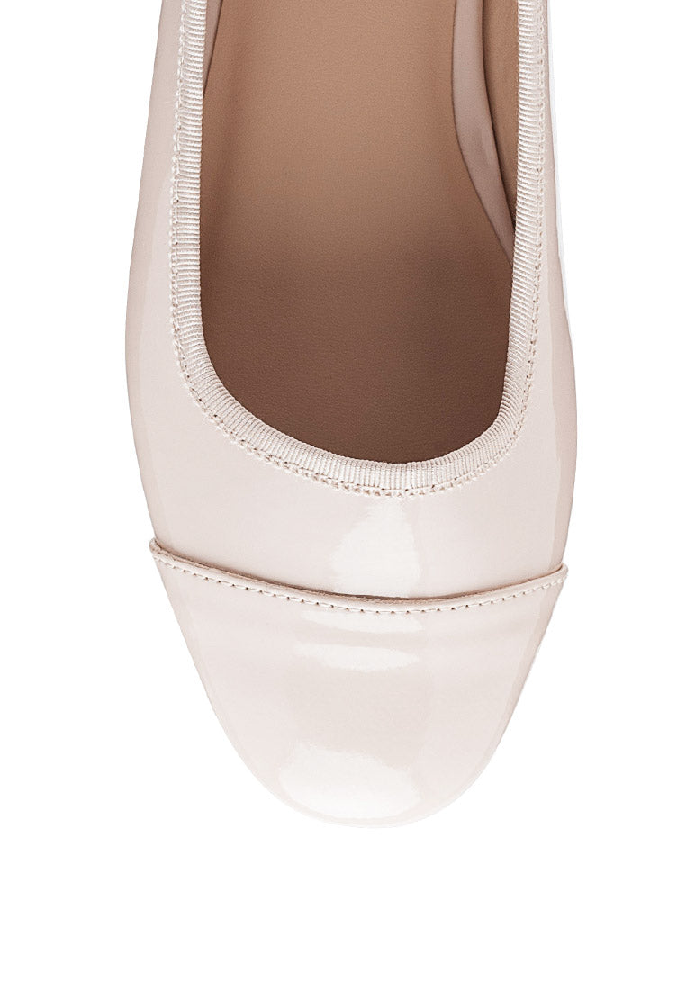 Camella Round Toe Ballerina Flats