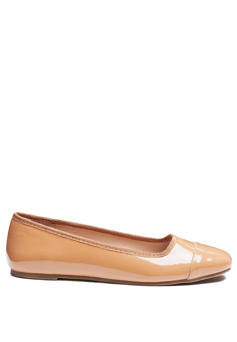 Camella Round Toe Ballerina Flats