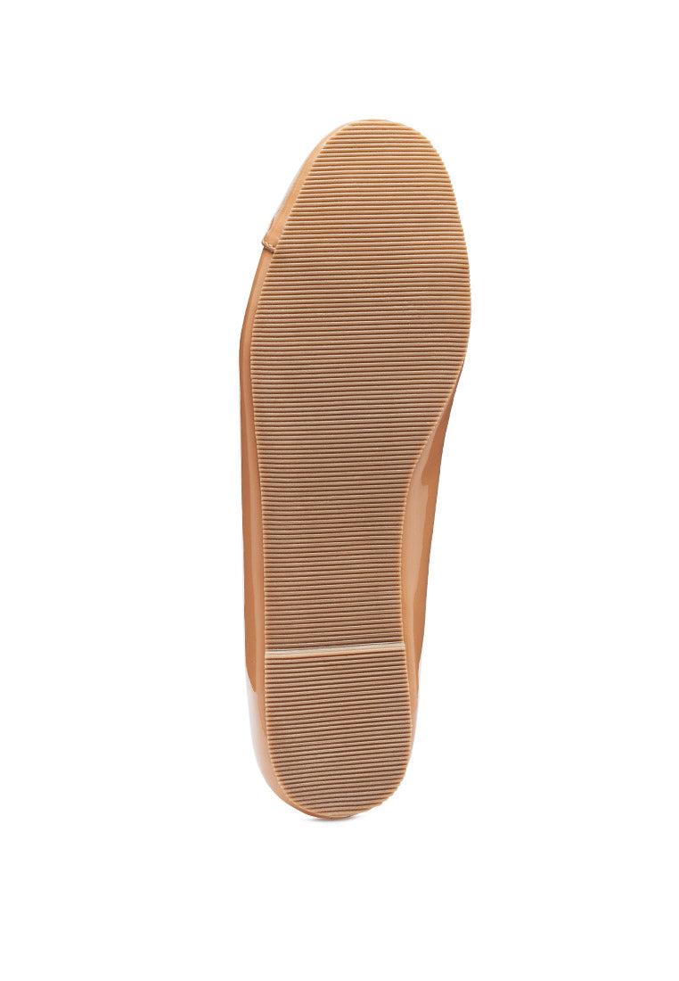 Camella Round Toe Ballerina Flats