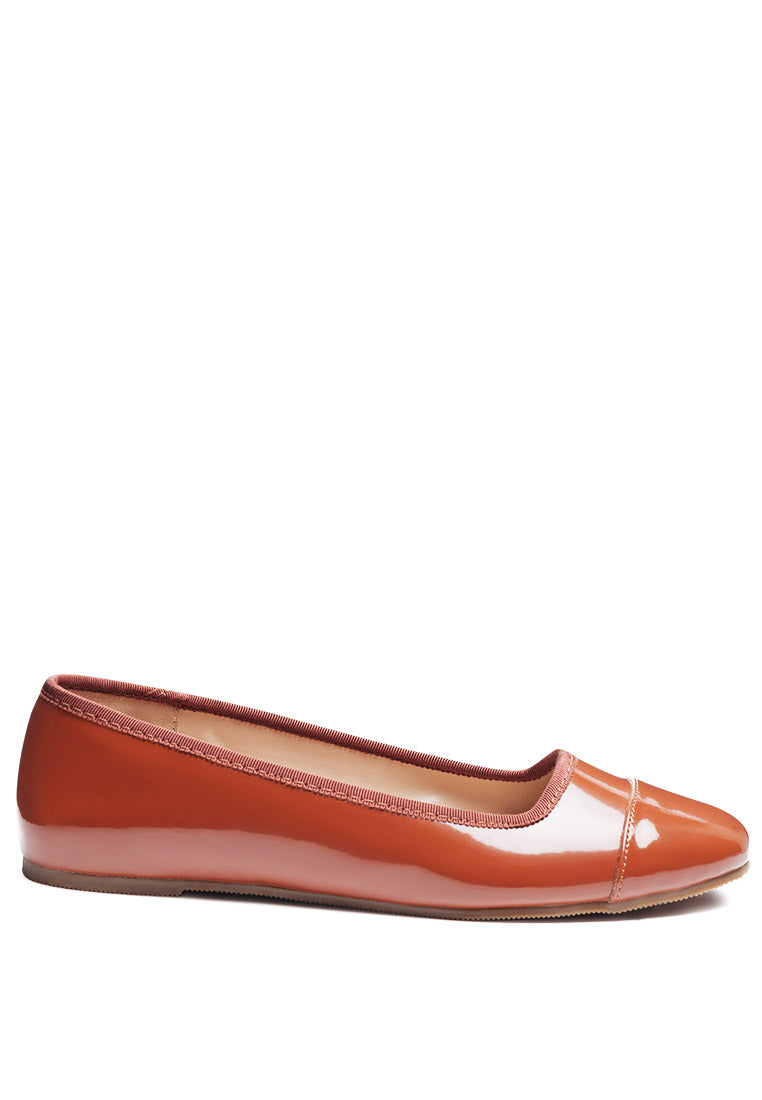 Camella Round Toe Ballerina Flats
