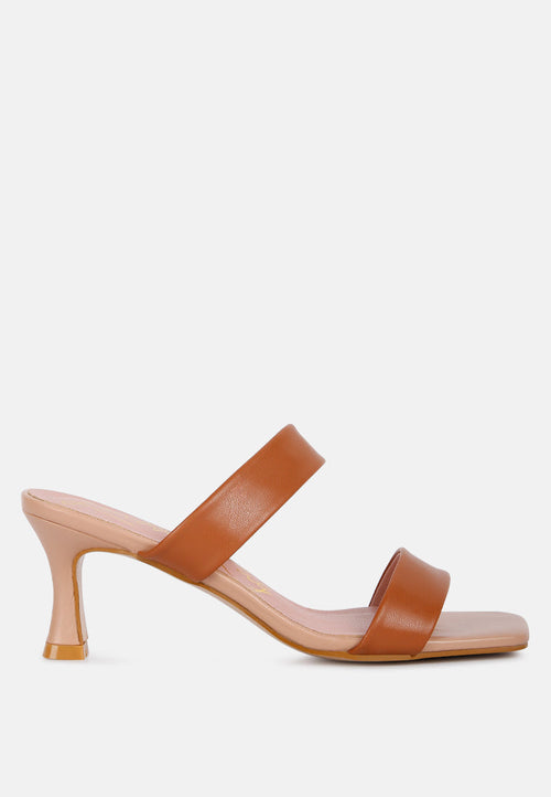 Monaco Mid Heel Sandals