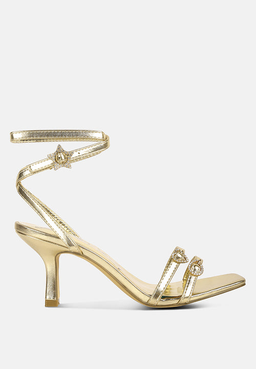 SLAY Buckle High Heel Sandals