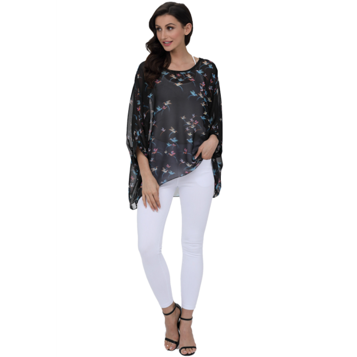Flying Bird Rose Top