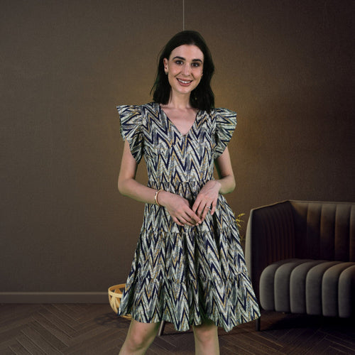 Juno Patterned Maxi Dress
