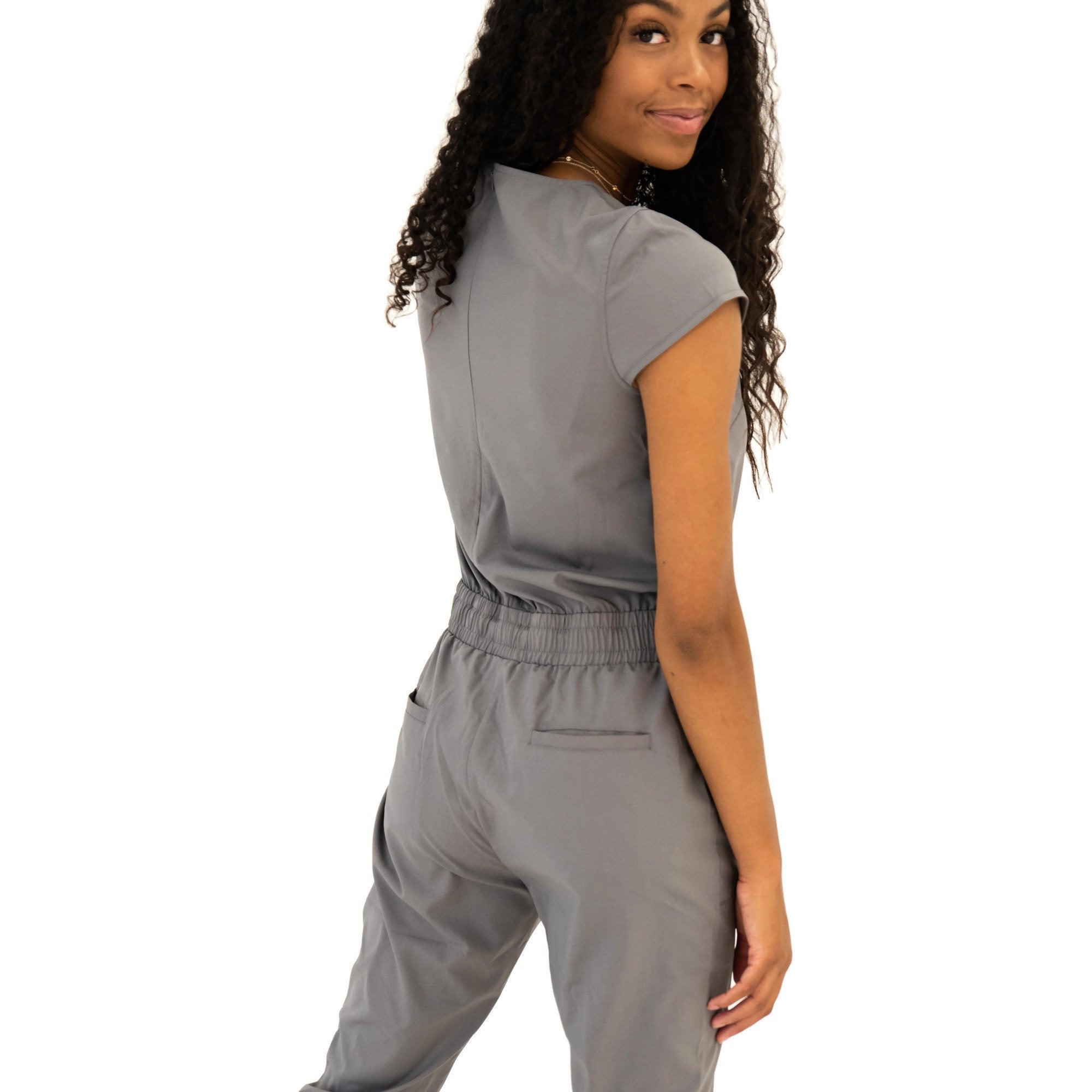 Danica Johnson Spirit Jumpsuit in Cement