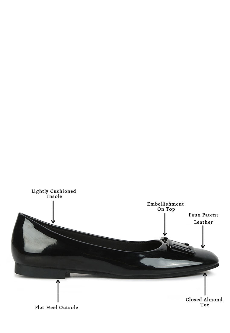 Nek Embellished Ballerina Flats