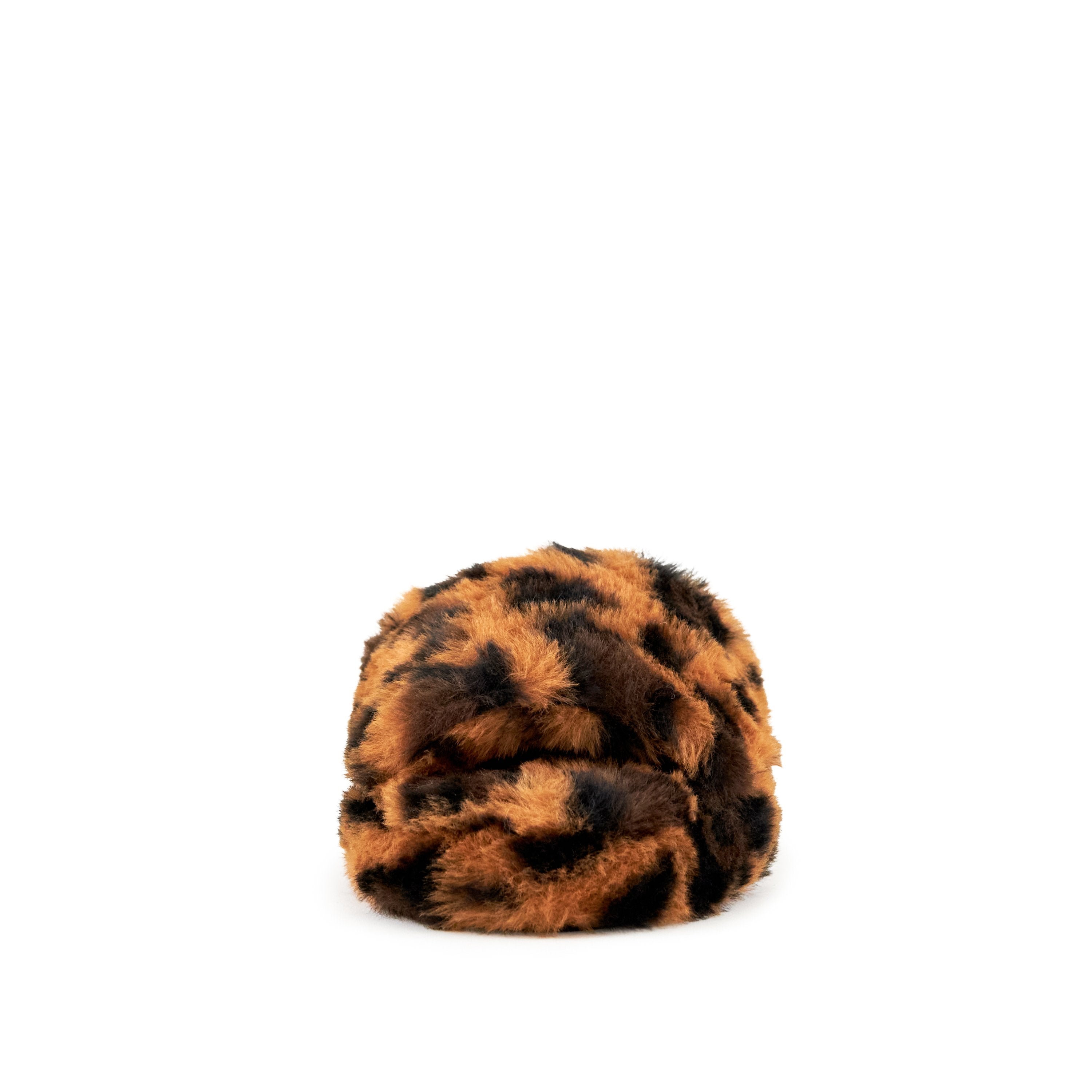 Geneva Faux Leopard Fur Slipper