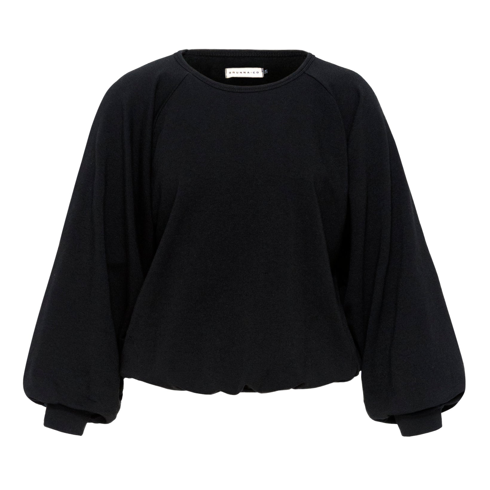 Haley Bamboo Fleece Sweaters, In Black