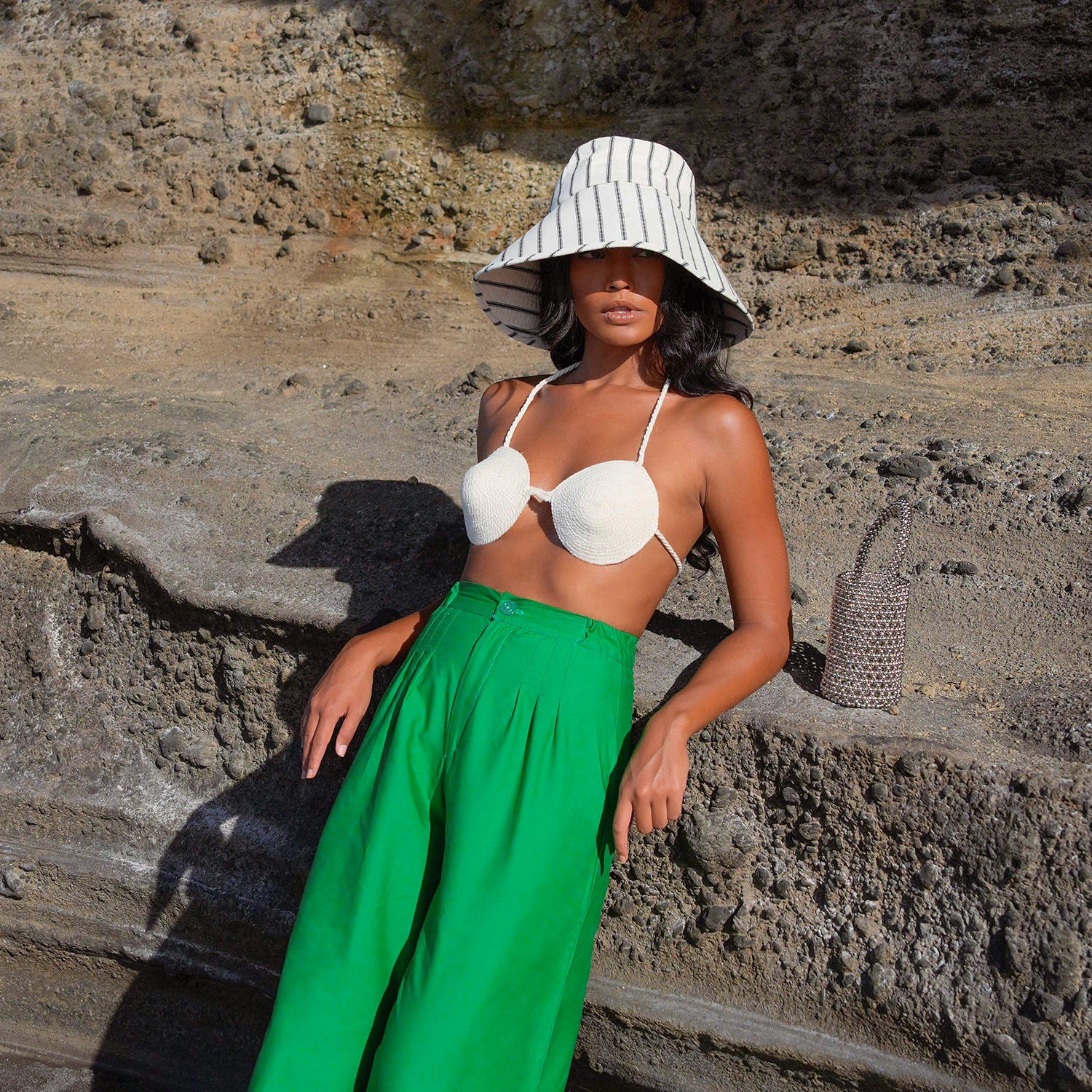 Claire Beckers Rope Bikini Top