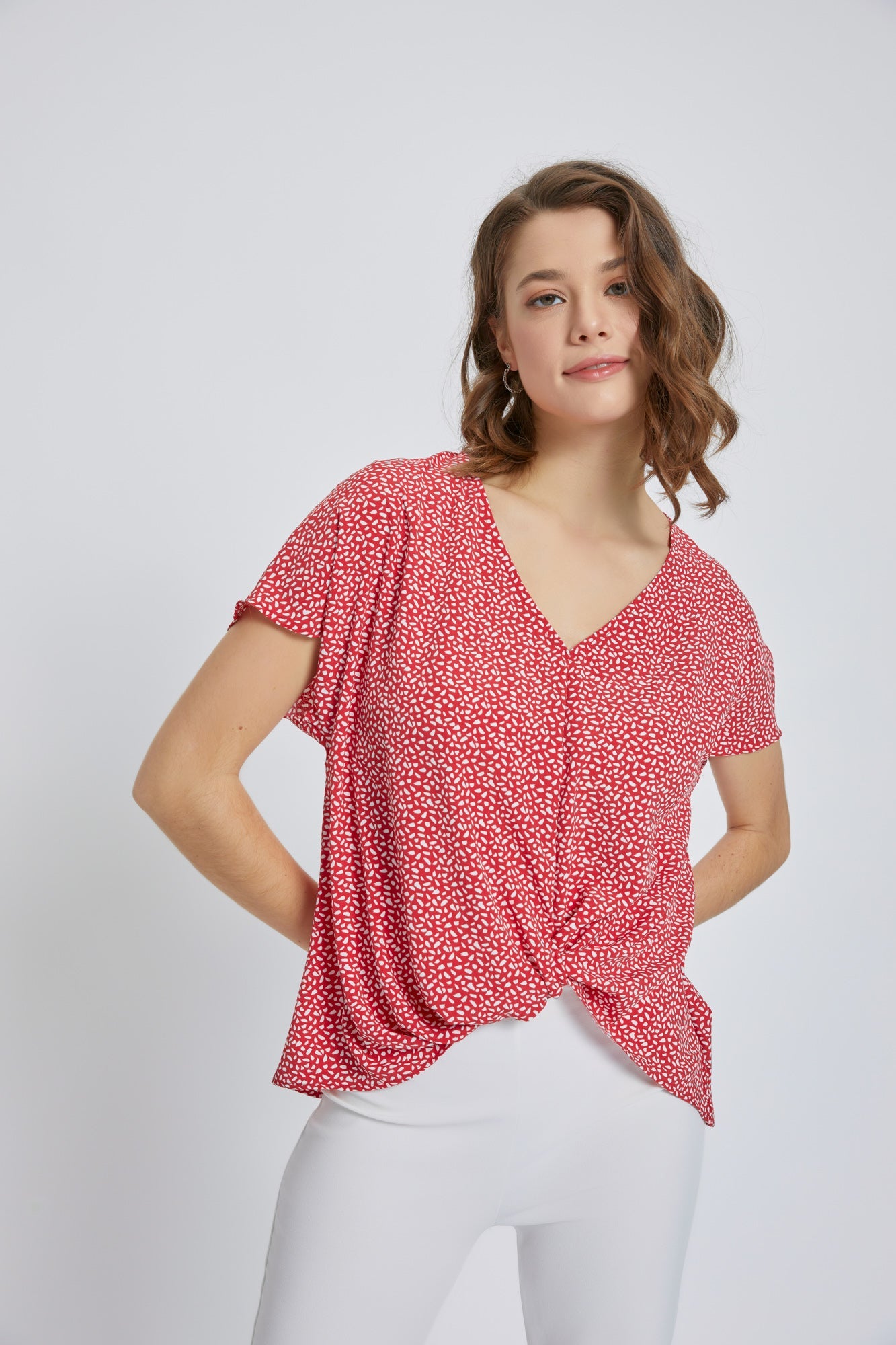 ARROW V-Neck Wrap Top