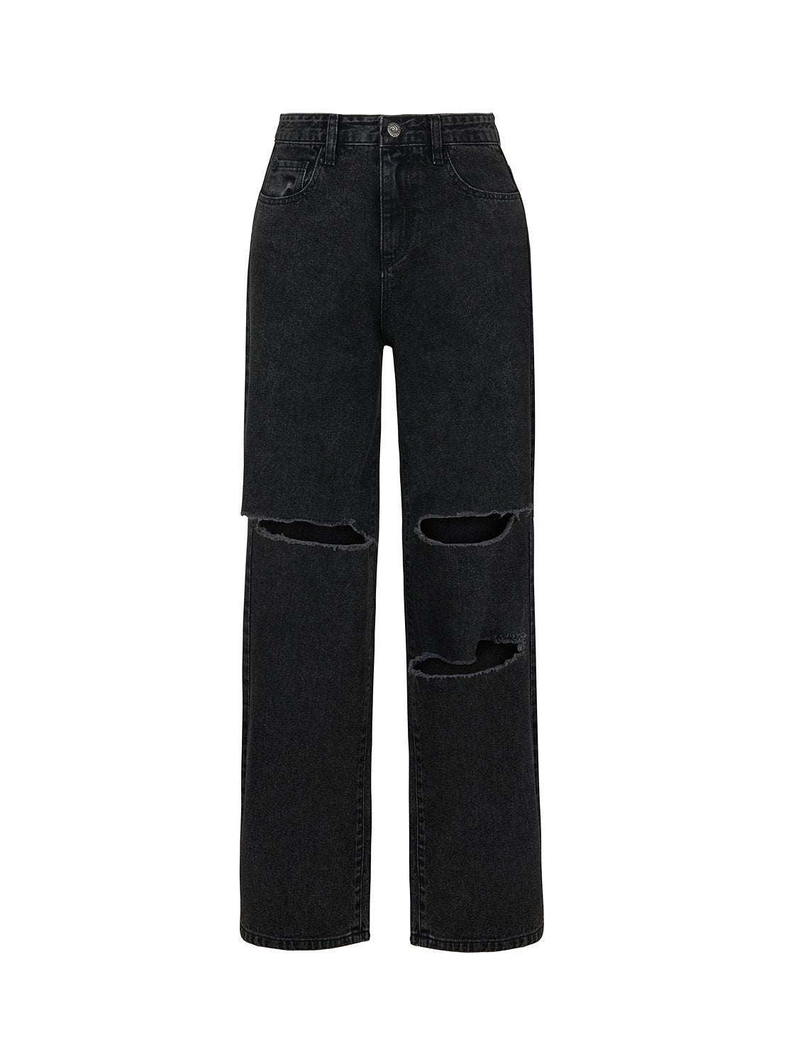 Brooklyn Brown High-Waisted Jeans
