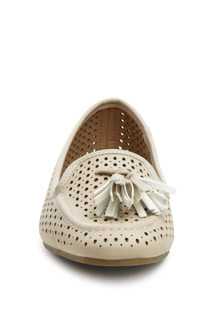Ruby Nest Perforated Microfiber Loafer