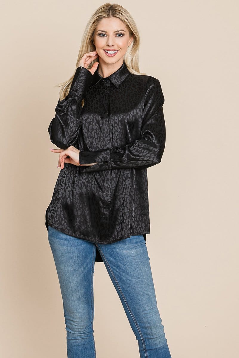 GIA Satin Animal Blouse
