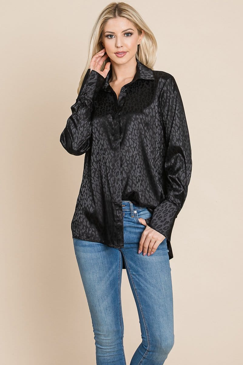 GIA Satin Animal Blouse