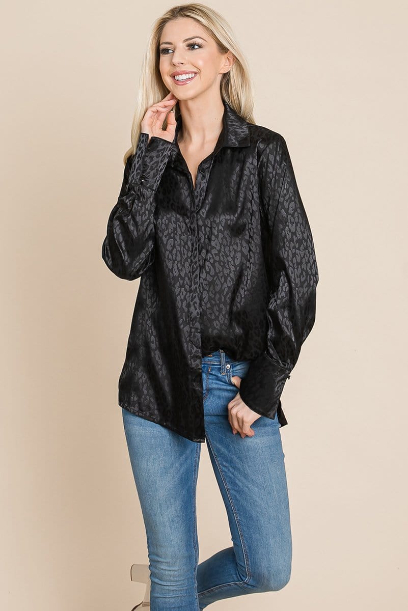 GIA Satin Animal Blouse