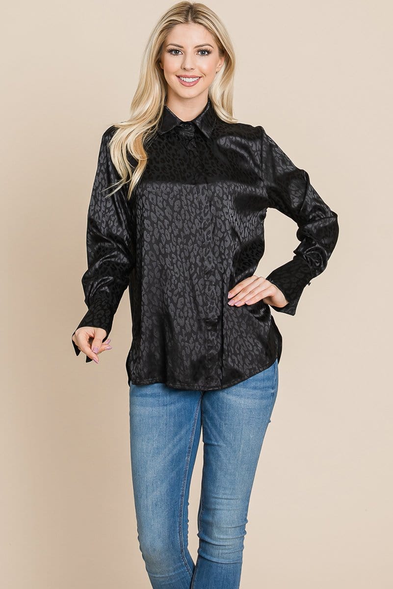 GIA Satin Animal Blouse