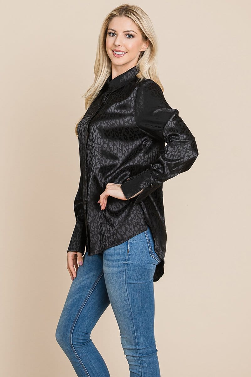 GIA Satin Animal Blouse