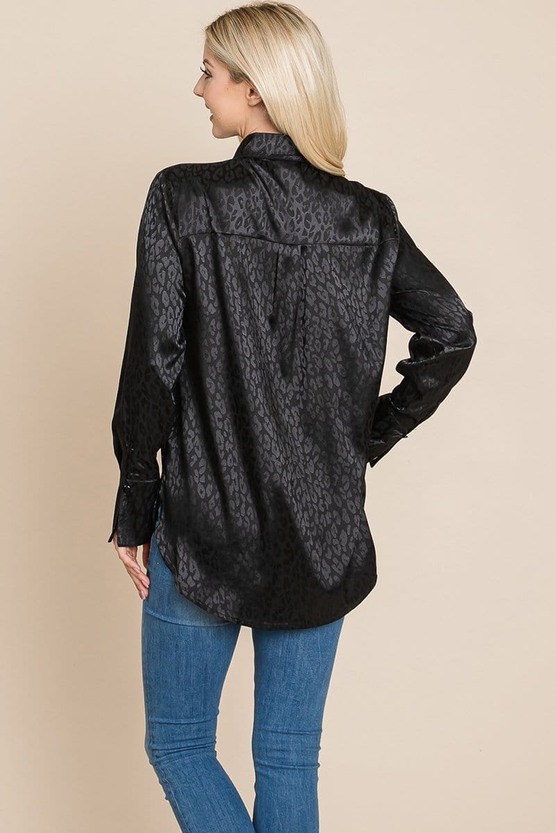 GIA Satin Animal Blouse