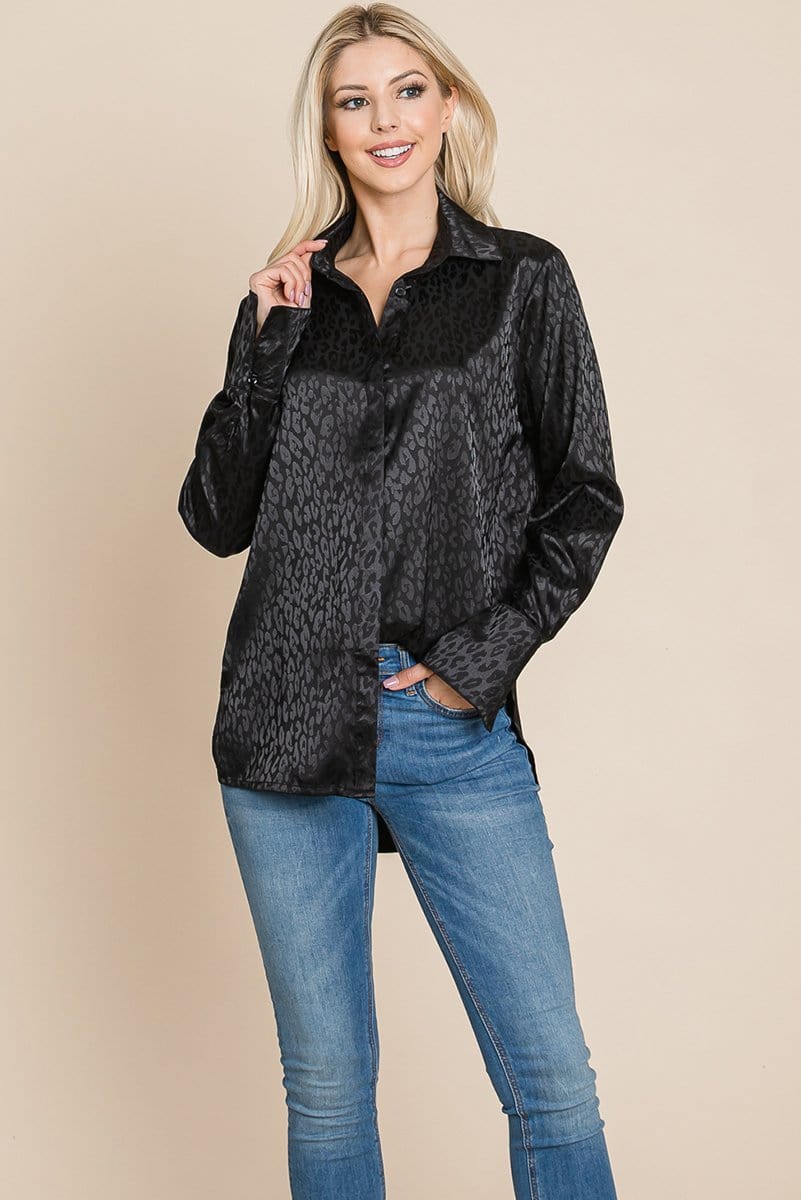 GIA Satin Animal Blouse