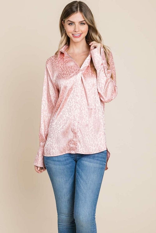 GIA Satin Animal Blouse